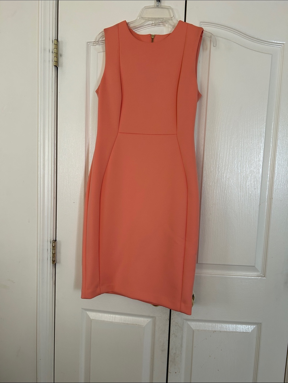 Calvin Klein Coral Sheath Dress